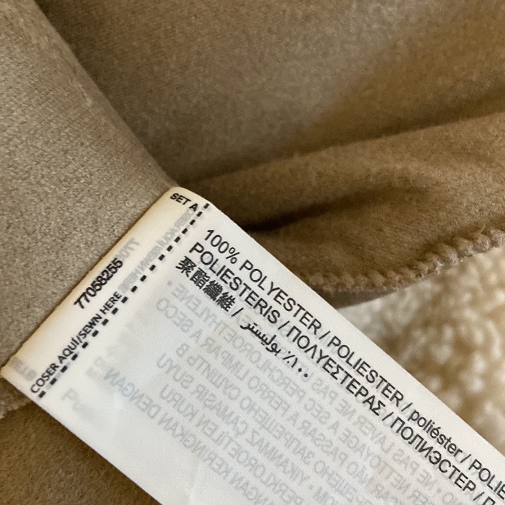 MANGO oversized faux shearling jacket blogger zara competitor brand - Picture 15 of 15